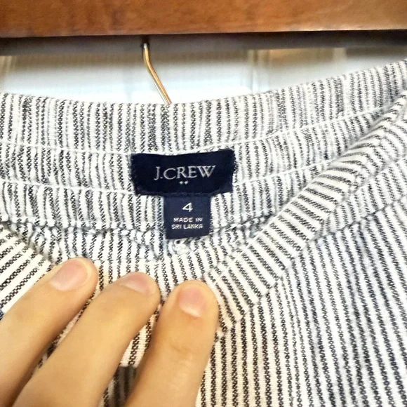 J. Crew Striped Linen Pants - Picture 5 of 6